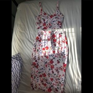 Two piece floral set